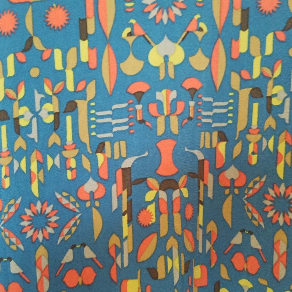 Nwt's Lularoe Tribal Patterned Maxi Skirt Medium - Picture 2 of 3